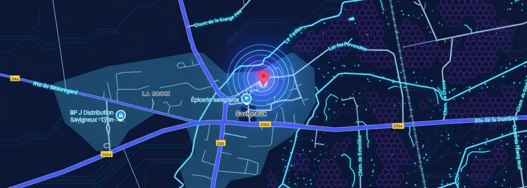 Localisation Astren - 206 Chemin de la Place, Savigneux